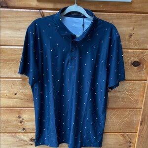 Navy Blue Men's GFore Polo